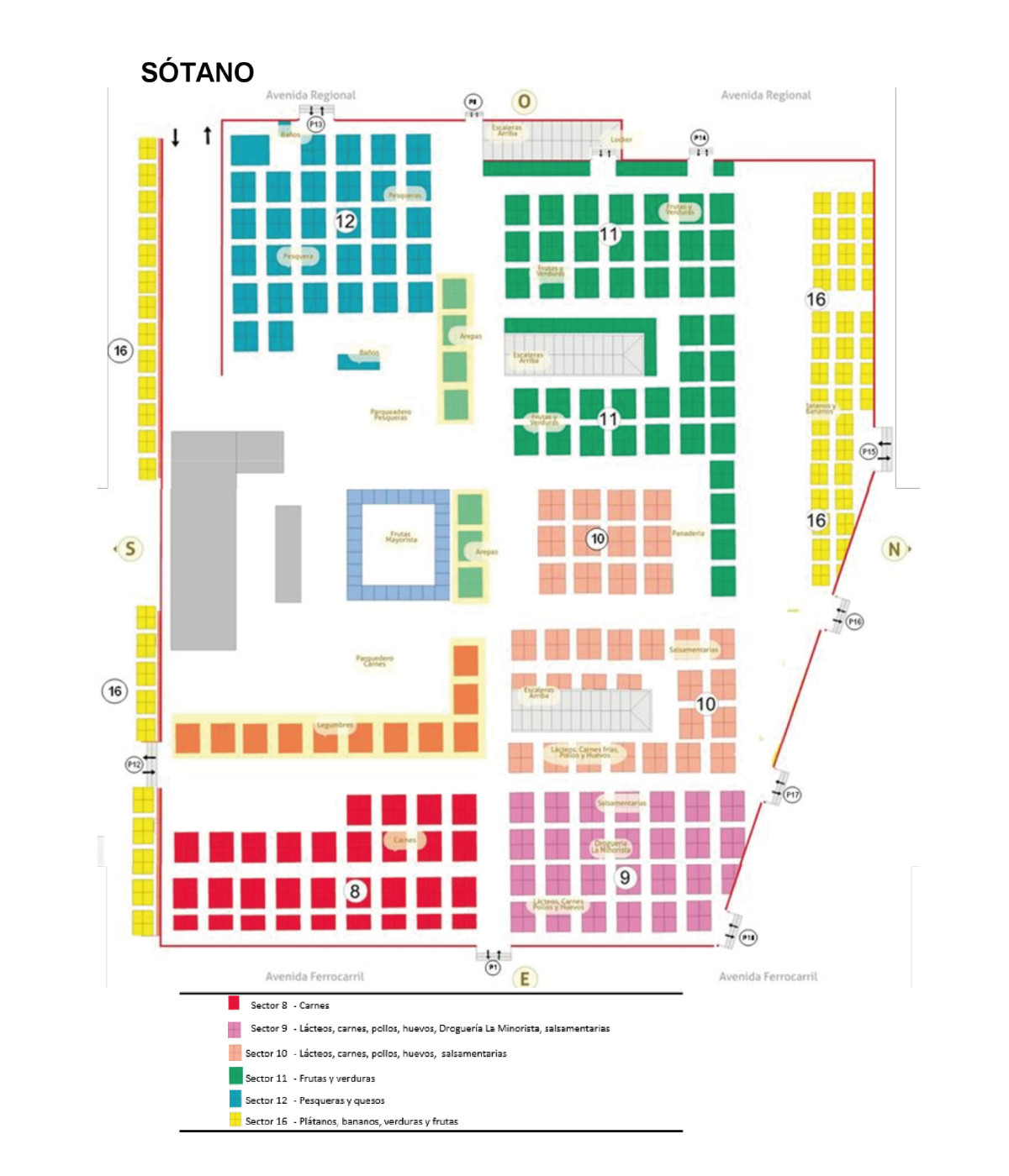 Mapa planta inferior