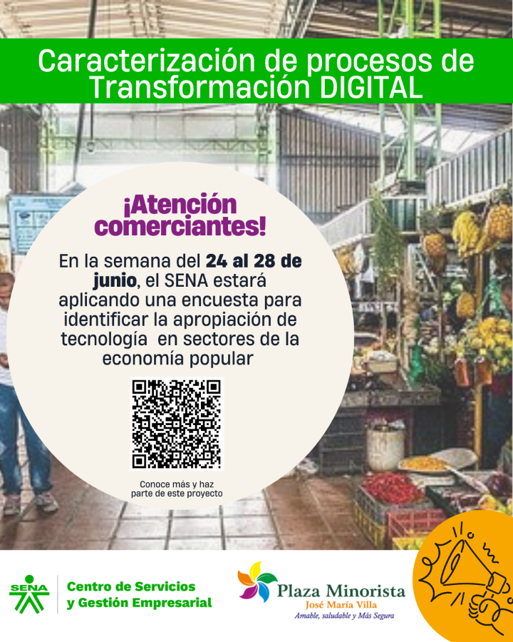 Caracterización de procesos de transformación digital a través de analítica de datos en sectores de la economía popular en la plaza minorista José María Villa"